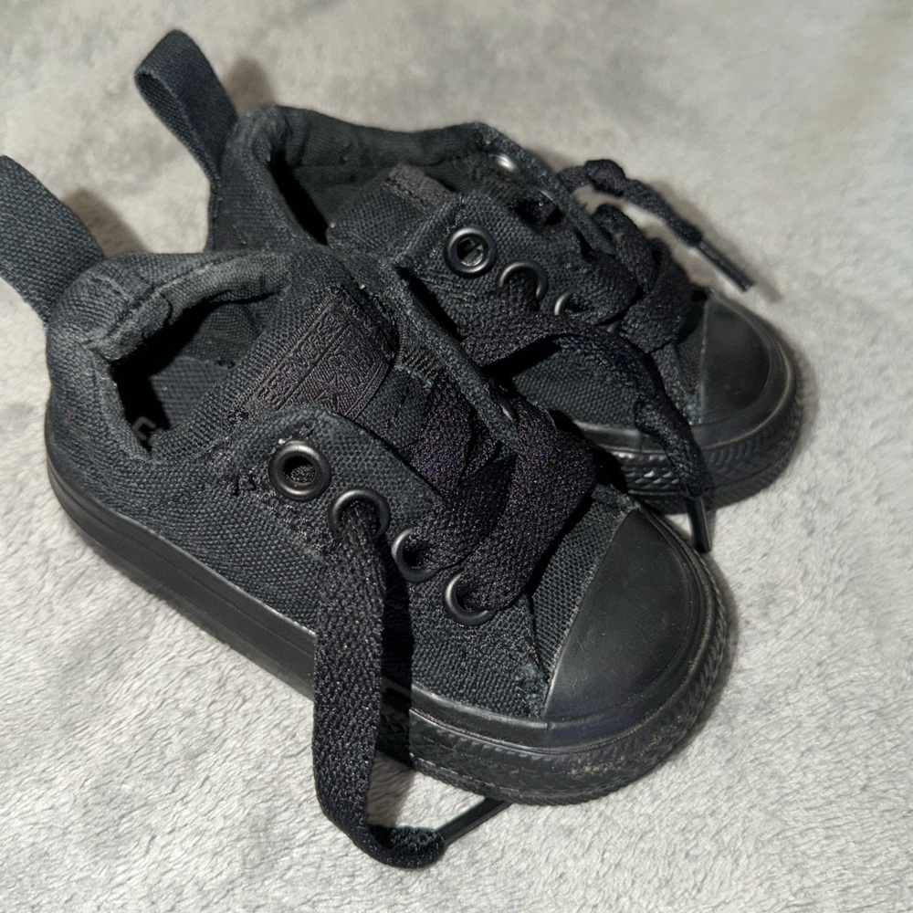 Converse Black Kids Sneakers